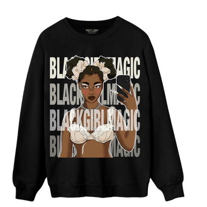 Neapolitan 11s Sweatshirt Match Black Magic Girl Selfie - NastyJamz