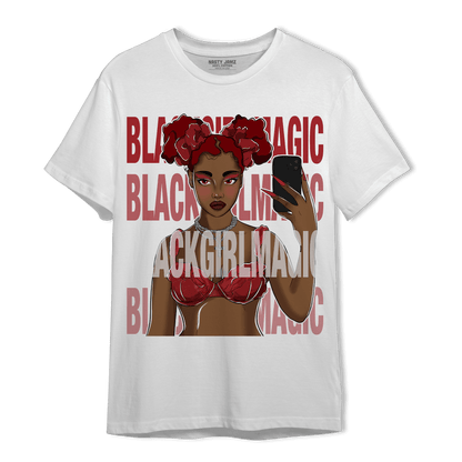 Cherry 12s T Shirt Match Black Magic Girl Selfie - NastyJamz