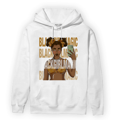 Wheat 13s Hoodie Match Black Magic Girl Selfie - NastyJamz