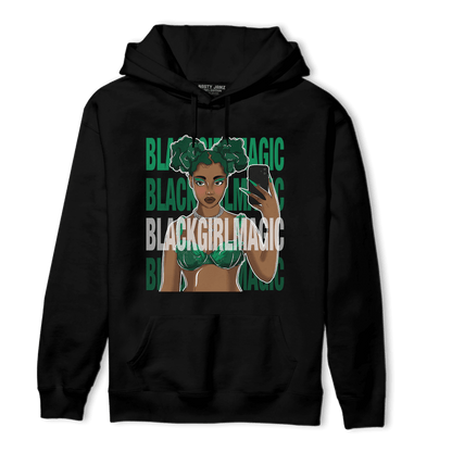 Celtic Lucky Green 1s Hoodie Match Black Magic Girl Selfie - NastyJamz