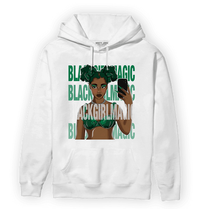 Celtic Lucky Green 1s Hoodie Match Black Magic Girl Selfie - NastyJamz