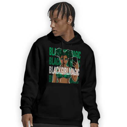 Celtic Lucky Green 1s Hoodie Match Black Magic Girl Selfie - NastyJamz