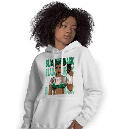 Celtic Lucky Green 1s Hoodie Match Black Magic Girl Selfie - NastyJamz