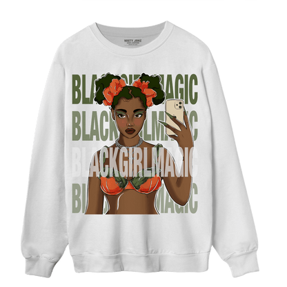 High OG Celadon 1s Sweatshirt Match Black Magic Girl Selfie - NastyJamz