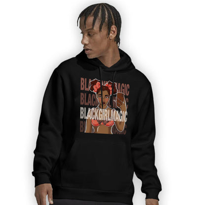 High OG Dusted Clay 1s Hoodie Match Black Magic Girl Selfie - NastyJamz