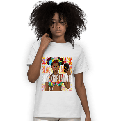 Mid GS Six Championships 1s T Shirt Match Black Magic Girl Selfie - NastyJamz