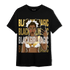 Mid SE Black Gold 1s T Shirt Match Black Magic Girl Selfie - NastyJamz