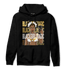 Mid SE Black Gold 1s Hoodie Match Black Magic Girl Selfie - NastyJamz