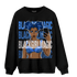 University Blue Toe 1s Sweatshirt Match Black Magic Girl Selfie - NastyJamz