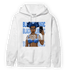 University Blue Toe 1s Hoodie Match Black Magic Girl Selfie - NastyJamz