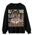 Off Noir 3s Sweatshirt Match Black Magic Girl Selfie - NastyJamz