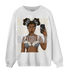 Off Noir 3s Sweatshirt Match Black Magic Girl Selfie - NastyJamz