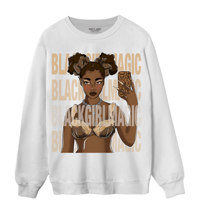 Palomino 3s Sweatshirt Match Black Magic Girl Selfie - NastyJamz