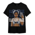 White Navy 3s T Shirt Match Black Magic Girl Selfie - NastyJamz