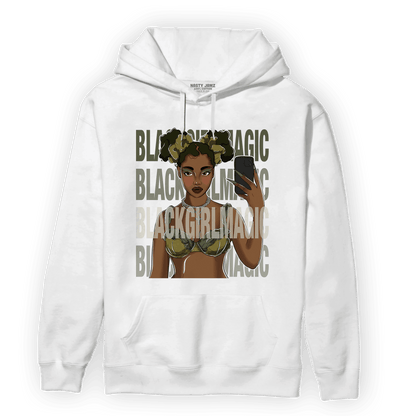 SE Craft Medium Olive 4s Hoodie Match Black Magic Girl Selfie - NastyJamz
