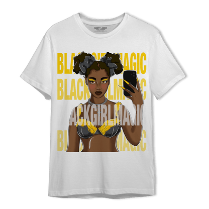 Thunder 4s T Shirt Match Black Magic Girl Selfie - NastyJamz