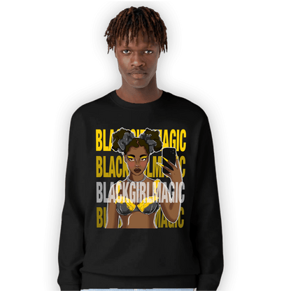 Thunder 4s Sweatshirt Match Black Magic Girl Selfie - NastyJamz