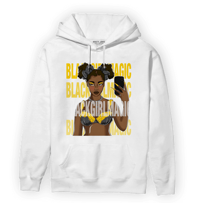 Thunder 4s Hoodie Match Black Magic Girl Selfie - NastyJamz