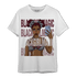 Burgundy 5s T Shirt Match Black Magic Girl Selfie - NastyJamz
