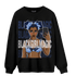 Midnight Navy 5s Sweatshirt Match Black Magic Girl Selfie - NastyJamz