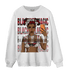 Plaid 5s Sweatshirt Match Black Magic Girl Selfie - NastyJamz
