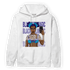 Aqua 6s Hoodie Match Black Magic Girl Selfie - NastyJamz
