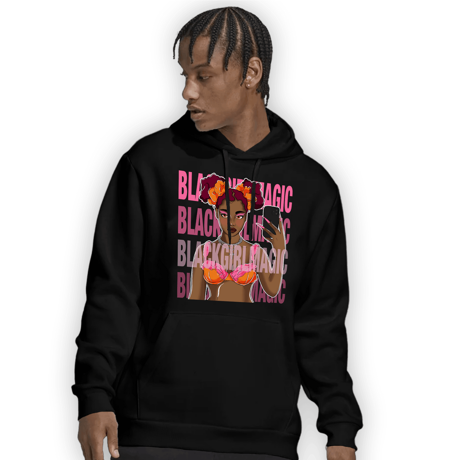 SB Dunk Blossom Hoodie Match Black Magic Girl Selfie - NastyJamz