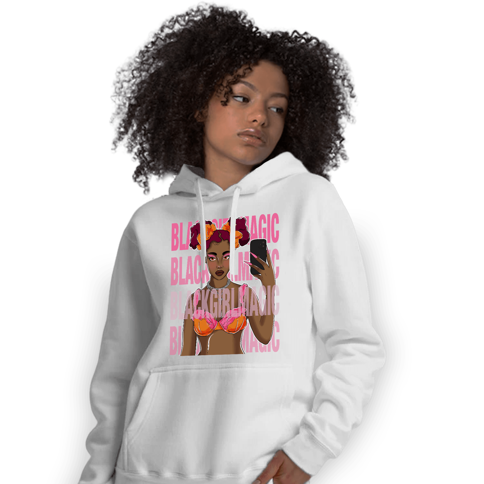 SB Dunk Blossom Hoodie Match Black Magic Girl Selfie - NastyJamz