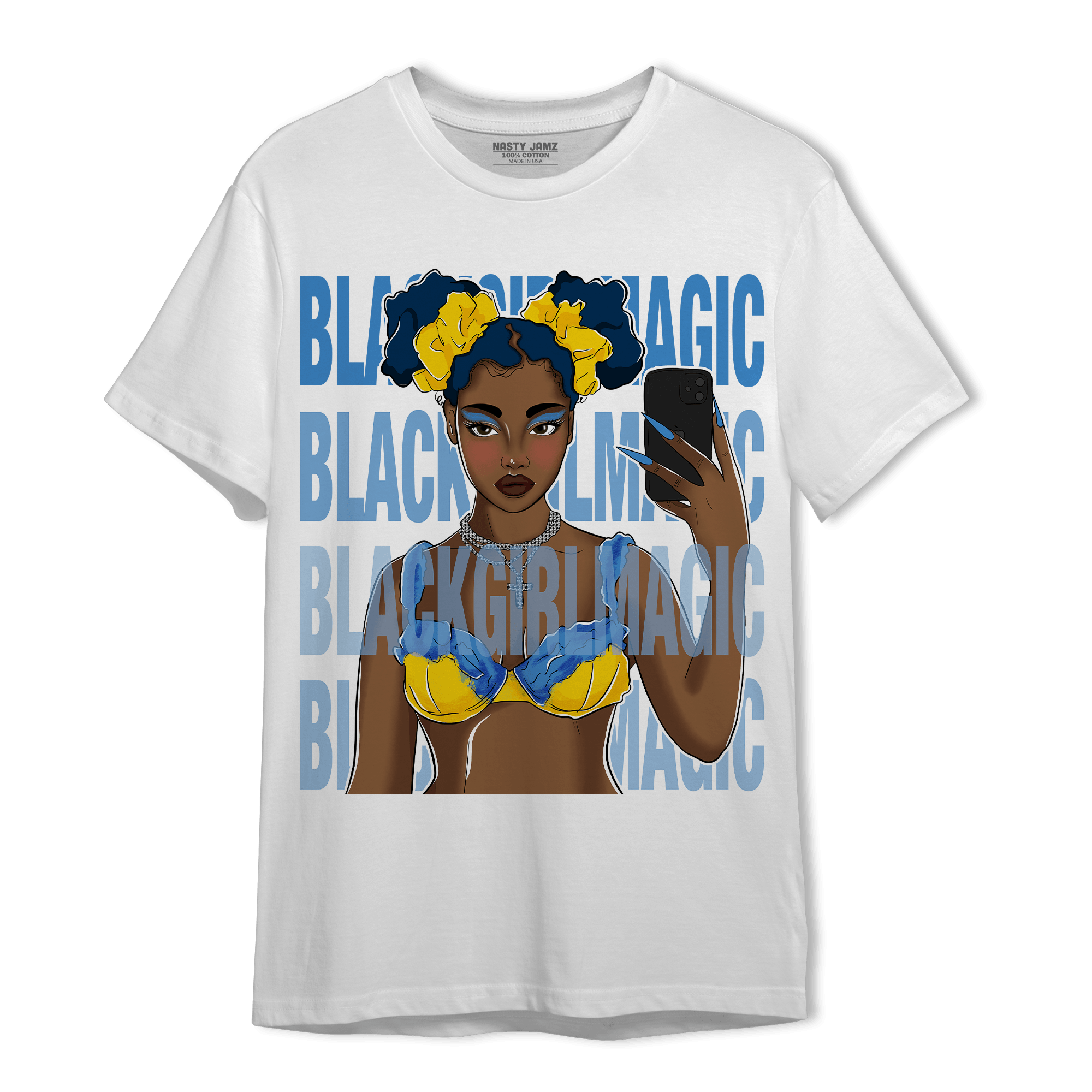 SB Dunk Bubbles T Shirt Match Black Magic Girl Selfie - NastyJamz