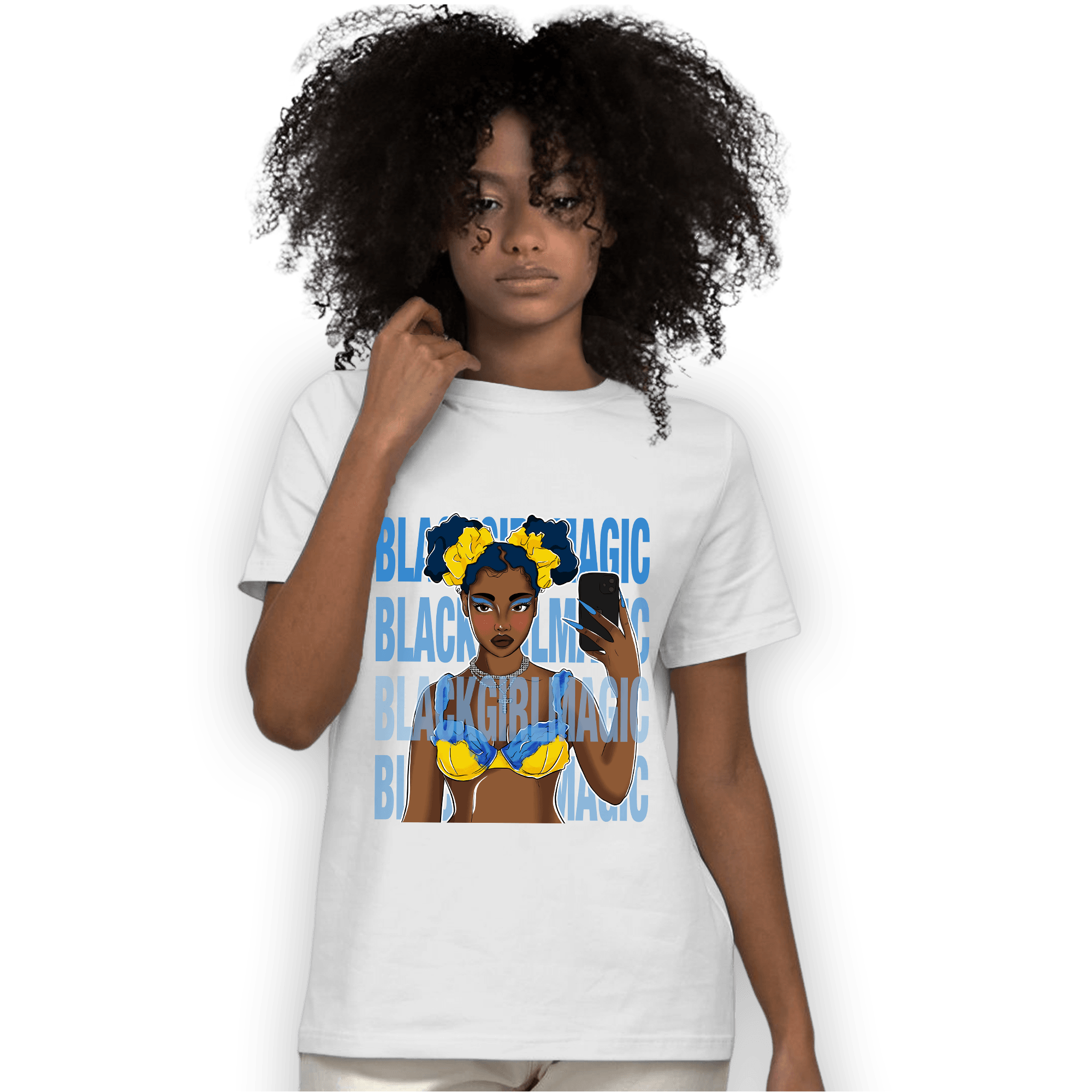 SB Dunk Bubbles T Shirt Match Black Magic Girl Selfie - NastyJamz