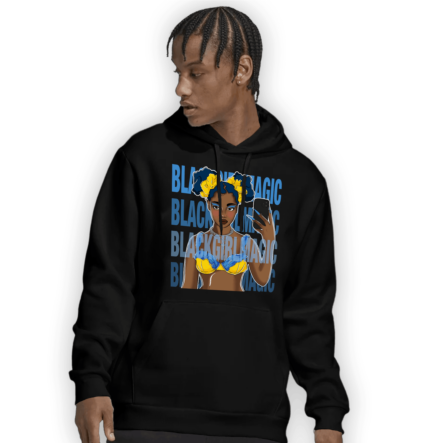 SB Dunk Bubbles Hoodie Match Black Magic Girl Selfie - NastyJamz