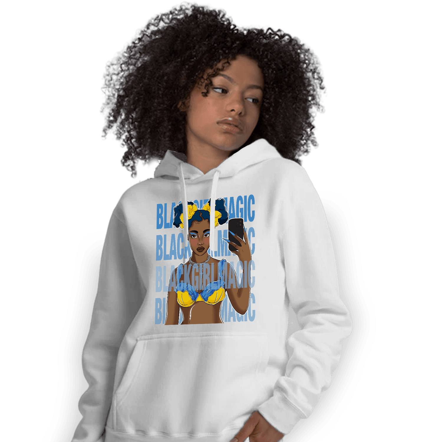SB Dunk Bubbles Hoodie Match Black Magic Girl Selfie - NastyJamz