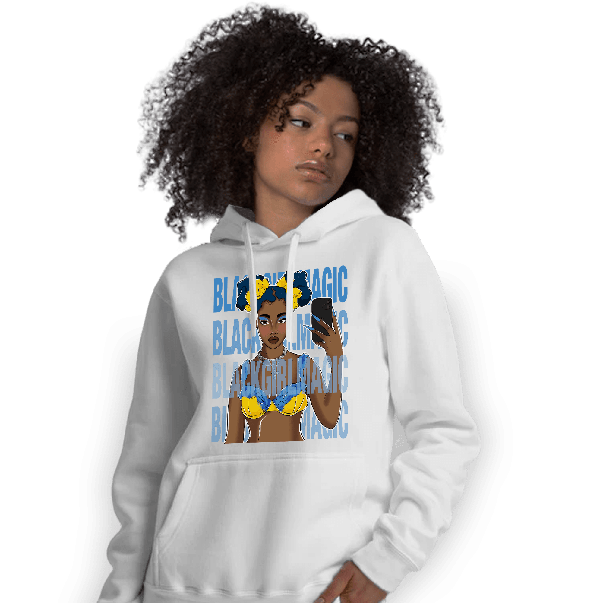 SB Dunk Bubbles Hoodie Match Black Magic Girl Selfie - NastyJamz
