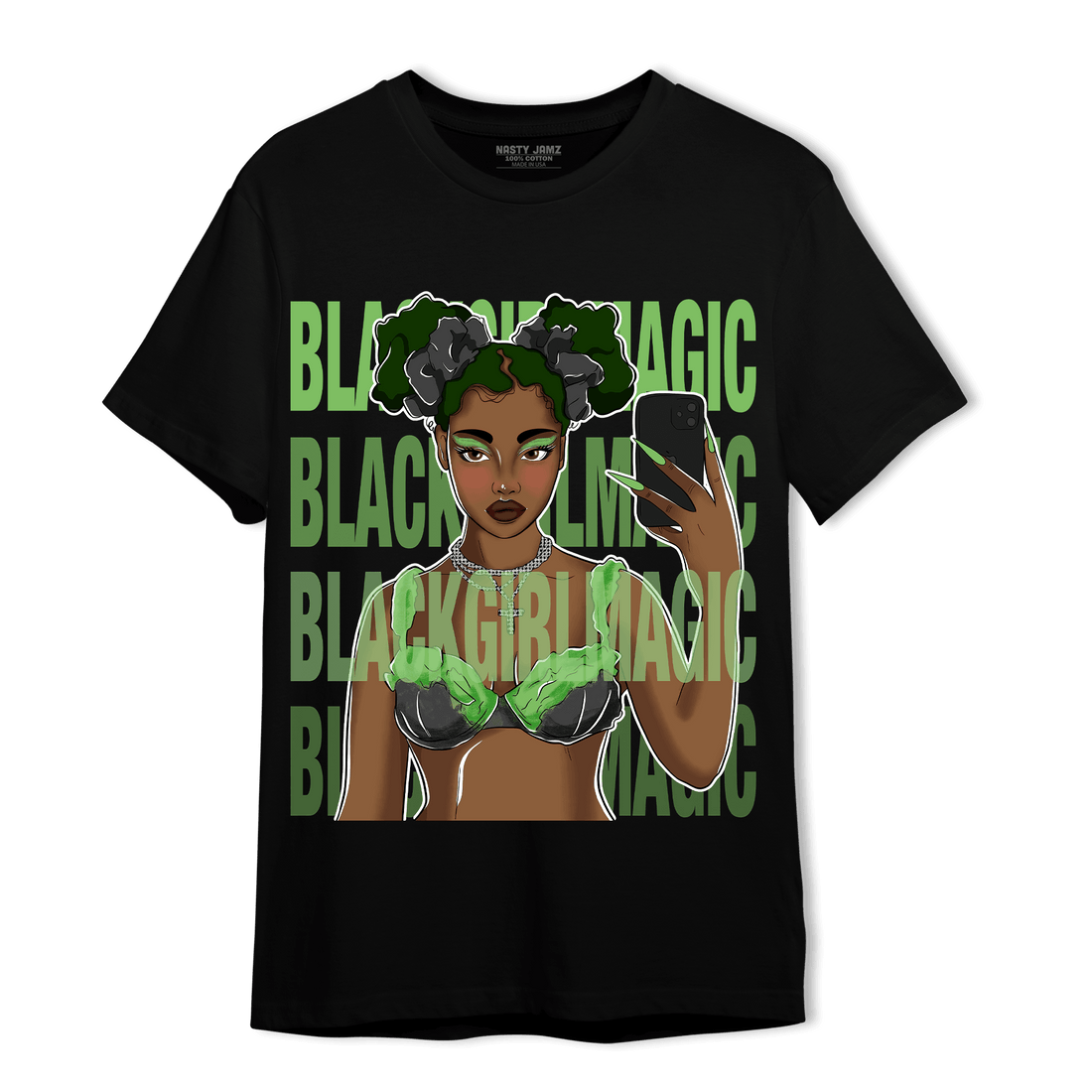 SB Dunk Buttercup T Shirt Match Black Magic Girl Selfie - NastyJamz