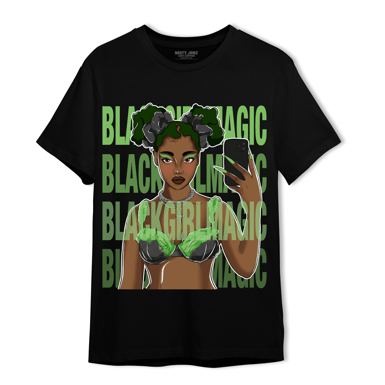 SB Dunk Buttercup T Shirt Match Black Magic Girl Selfie - NastyJamz