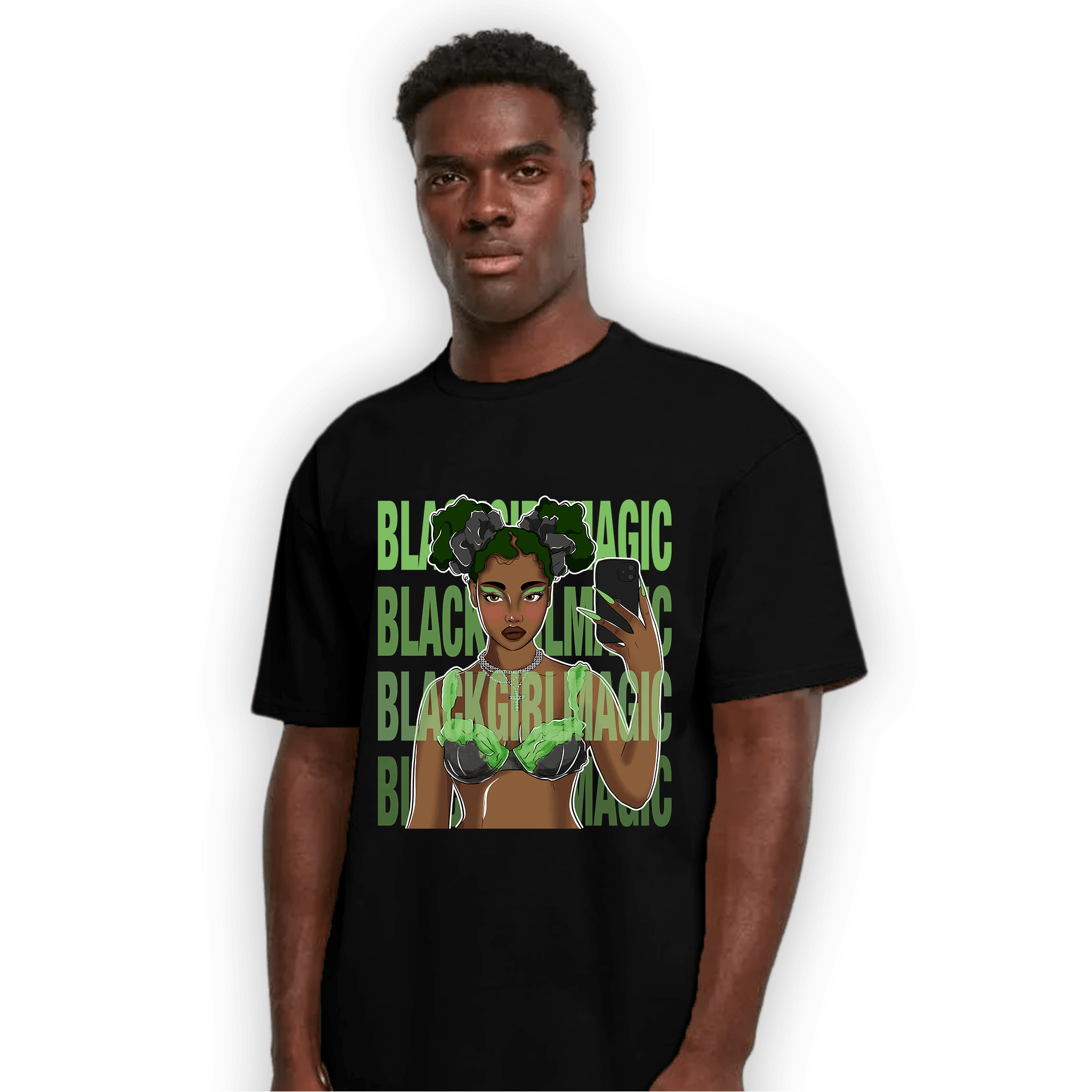 SB Dunk Buttercup T Shirt Match Black Magic Girl Selfie - NastyJamz