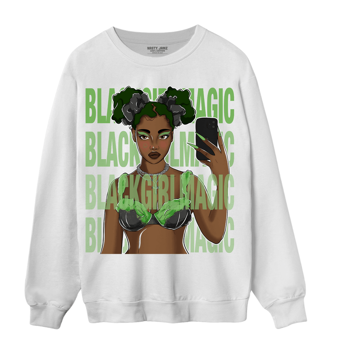 SB Dunk Buttercup Sweatshirt Match Black Magic Girl Selfie - NastyJamz