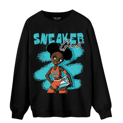 Dunk Low Dolphins Sweatshirt Match Black Sneaker Girl - NastyJamz