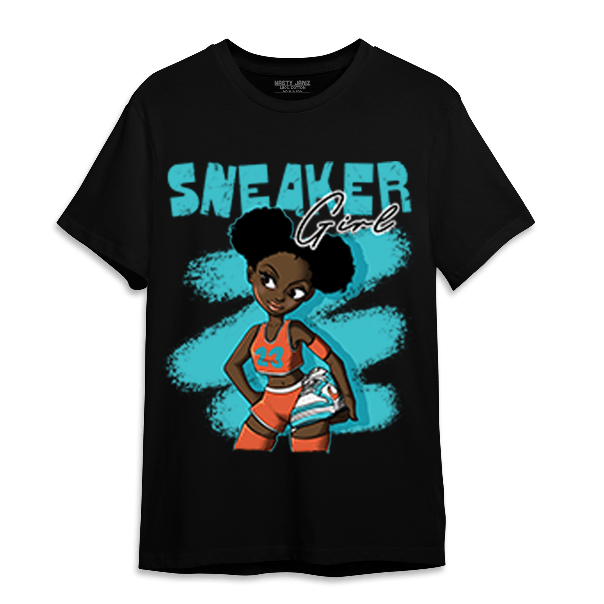 Dunk Low Dolphins T Shirt Match Black Sneaker Girl - NastyJamz