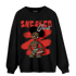 Dunk Low Mystic Red Sweatshirt Match Black Sneaker Girl - NastyJamz