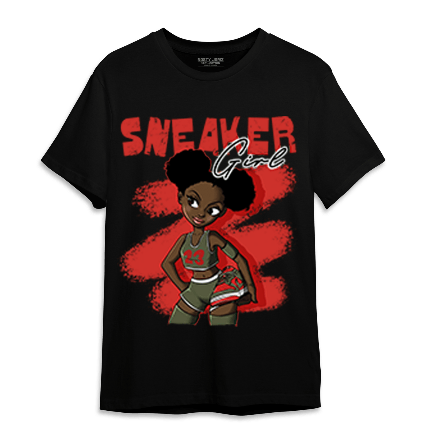 Dunk Low Mystic Red T Shirt Match Black Sneaker Girl - NastyJamz