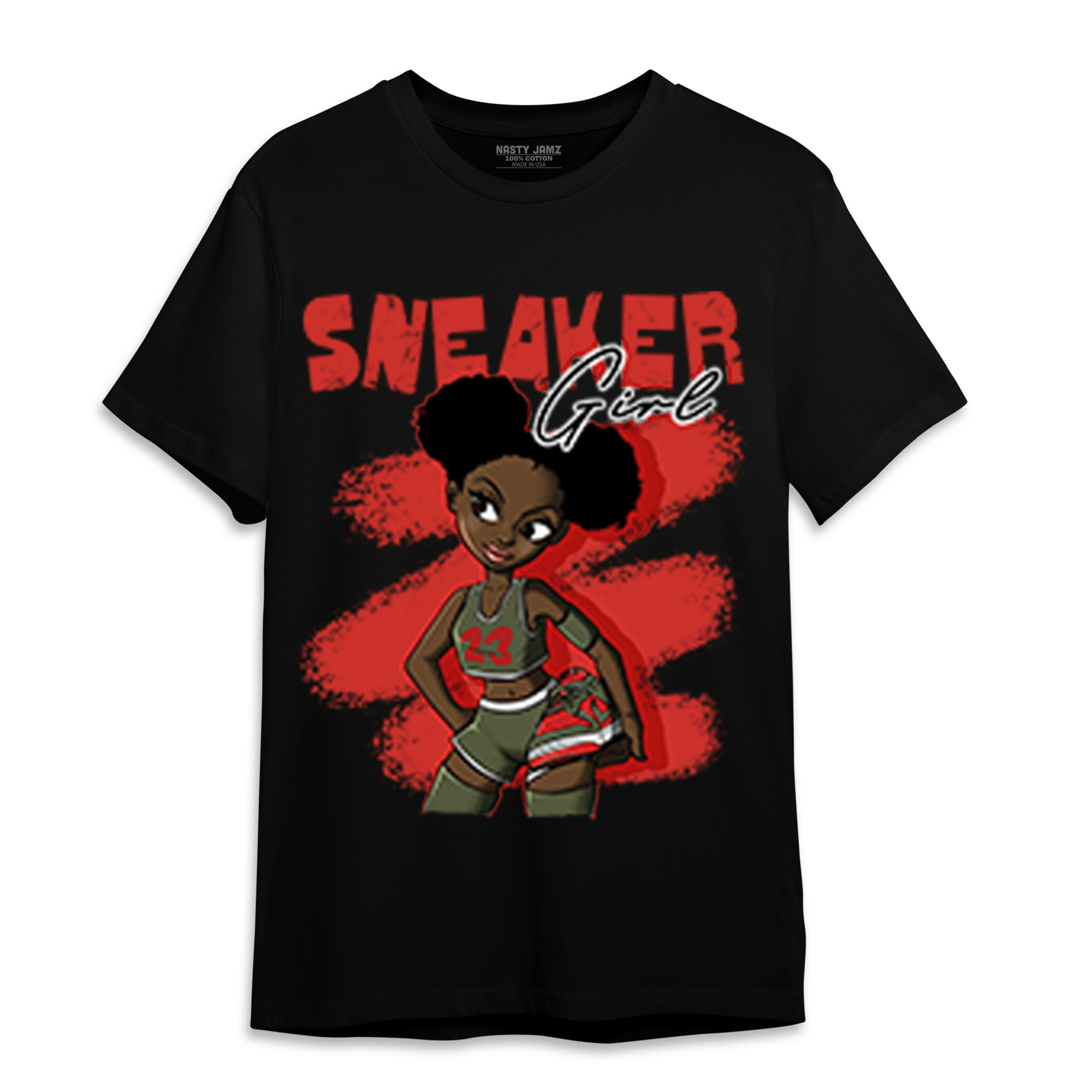 Dunk Low Mystic Red T Shirt Match Black Sneaker Girl - NastyJamz