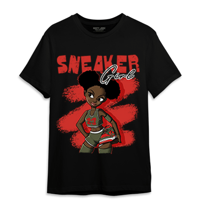 Dunk Low Mystic Red T Shirt Match Black Sneaker Girl - NastyJamz