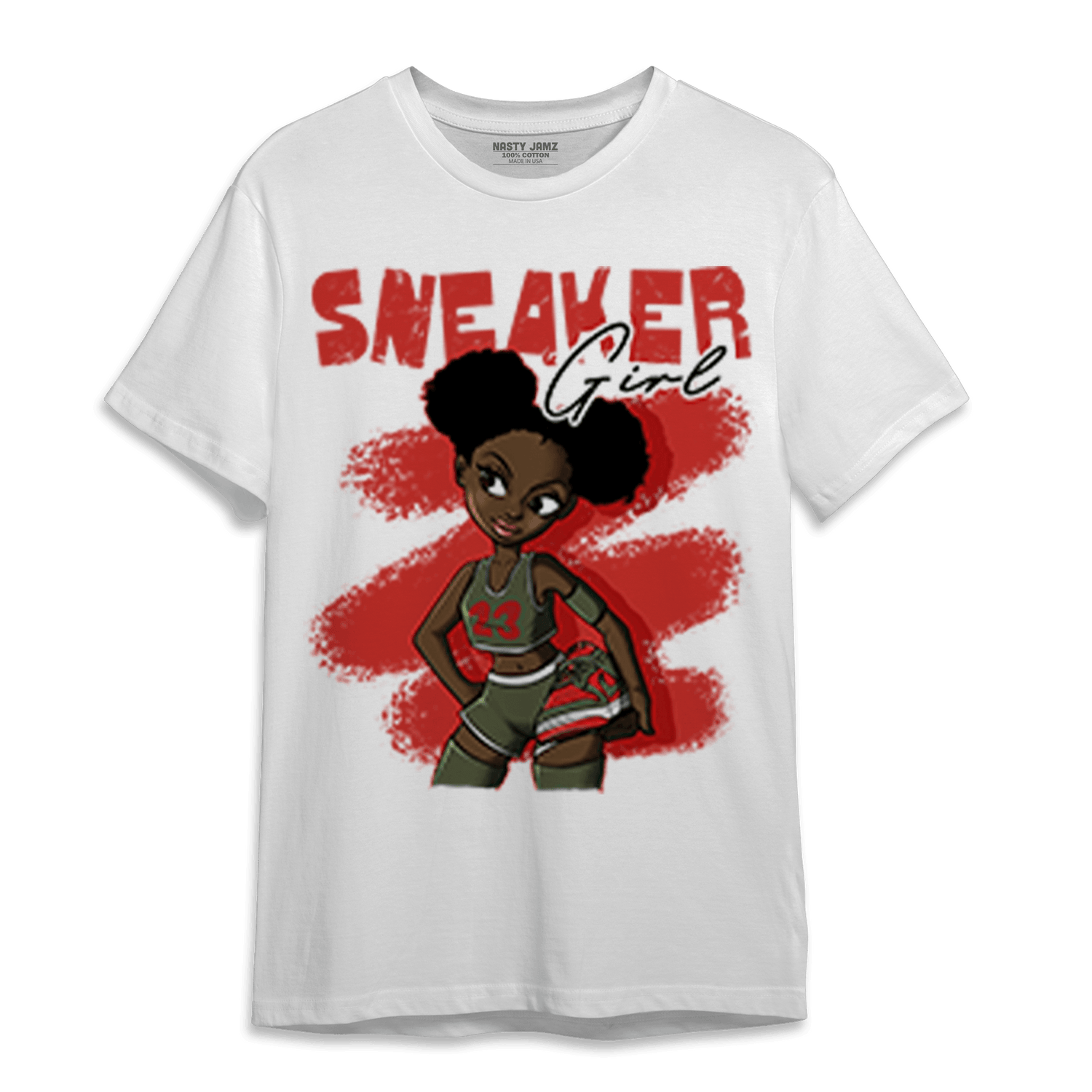 Dunk Low Mystic Red T Shirt Match Black Sneaker Girl - NastyJamz