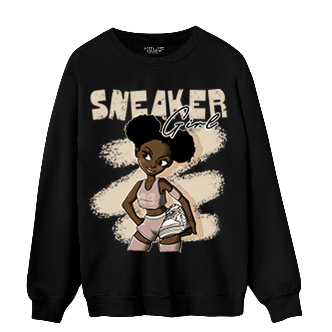 Dunk Low Twist Sanddrift Sweatshirt Match Black Sneaker Girl - NastyJamz