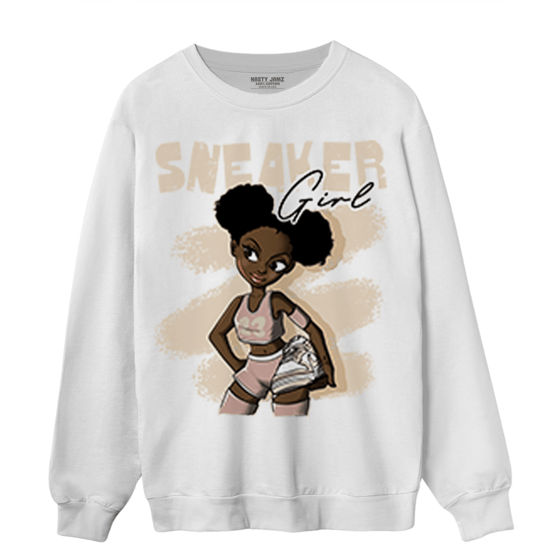 Dunk Low Twist Sanddrift Sweatshirt Match Black Sneaker Girl - NastyJamz