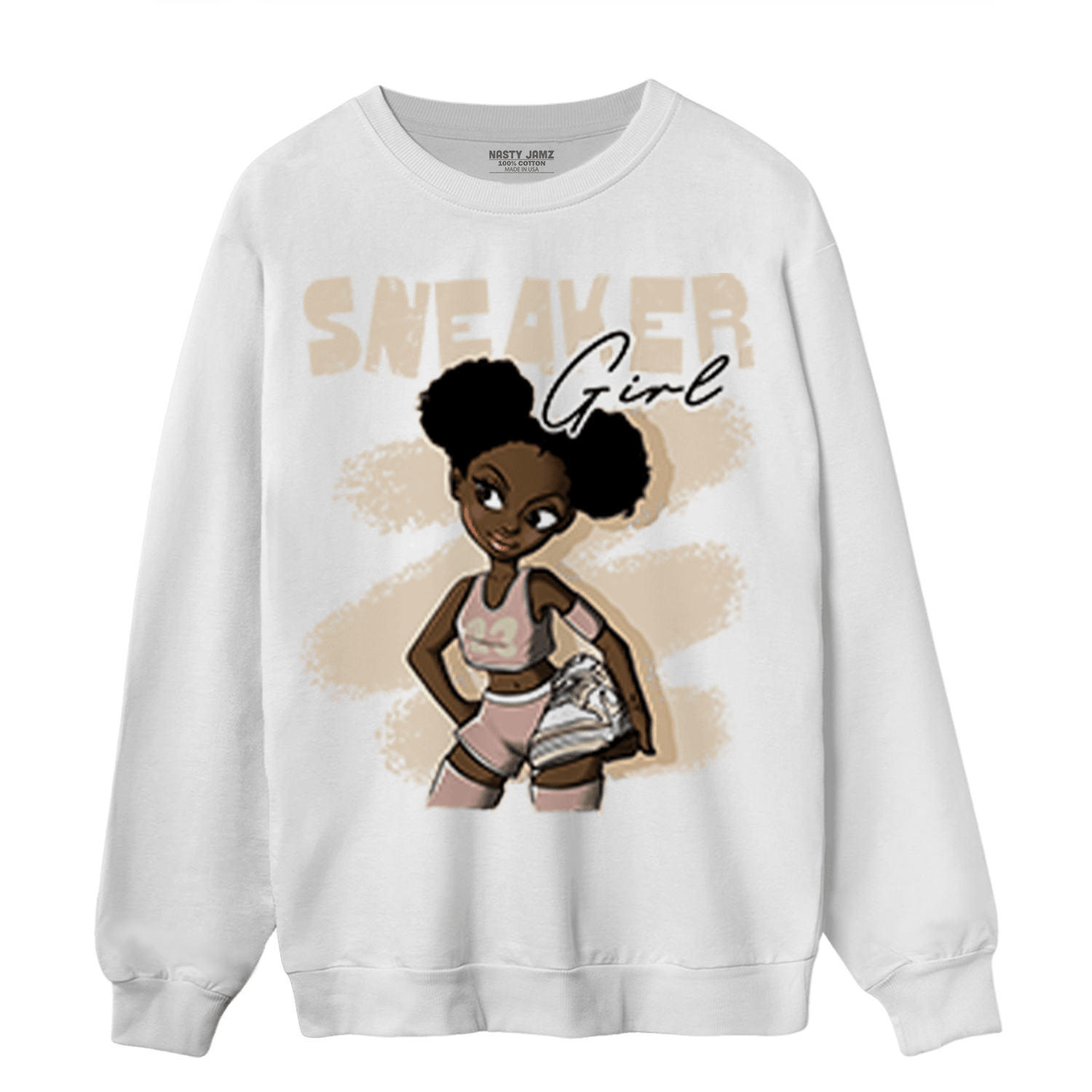 Dunk Low Twist Sanddrift Sweatshirt Match Black Sneaker Girl - NastyJamz