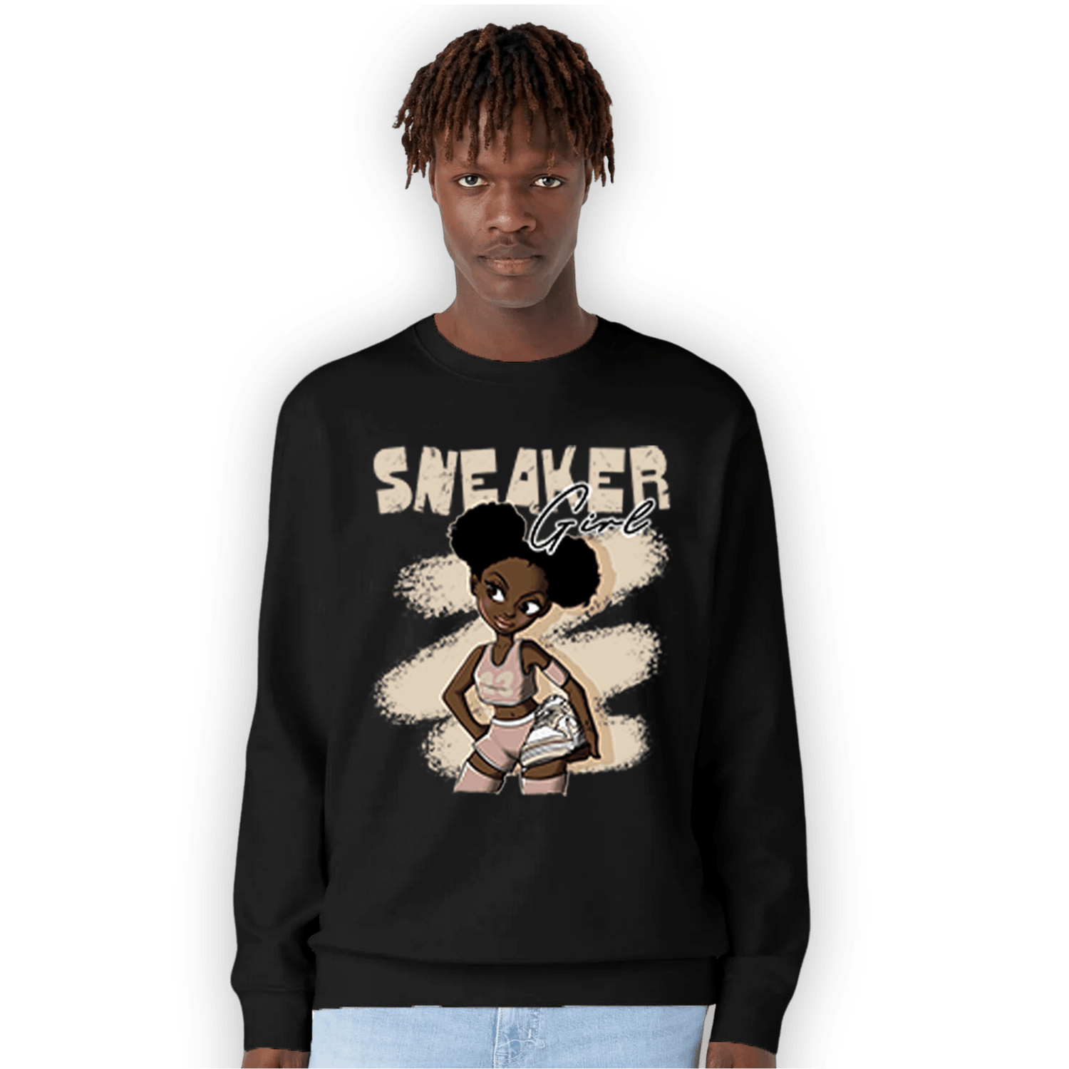 Dunk Low Twist Sanddrift Sweatshirt Match Black Sneaker Girl - NastyJamz