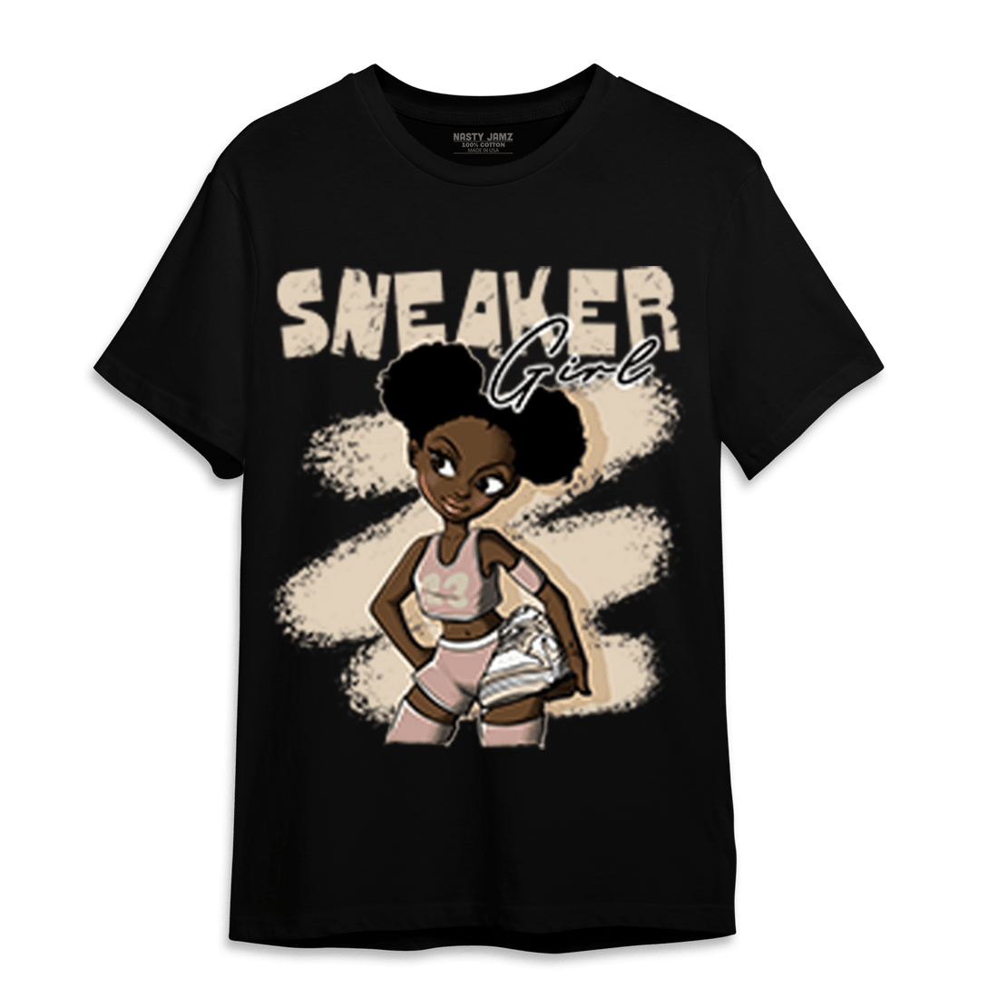 Dunk Low Twist Sanddrift T Shirt Match Black Sneaker Girl - NastyJamz
