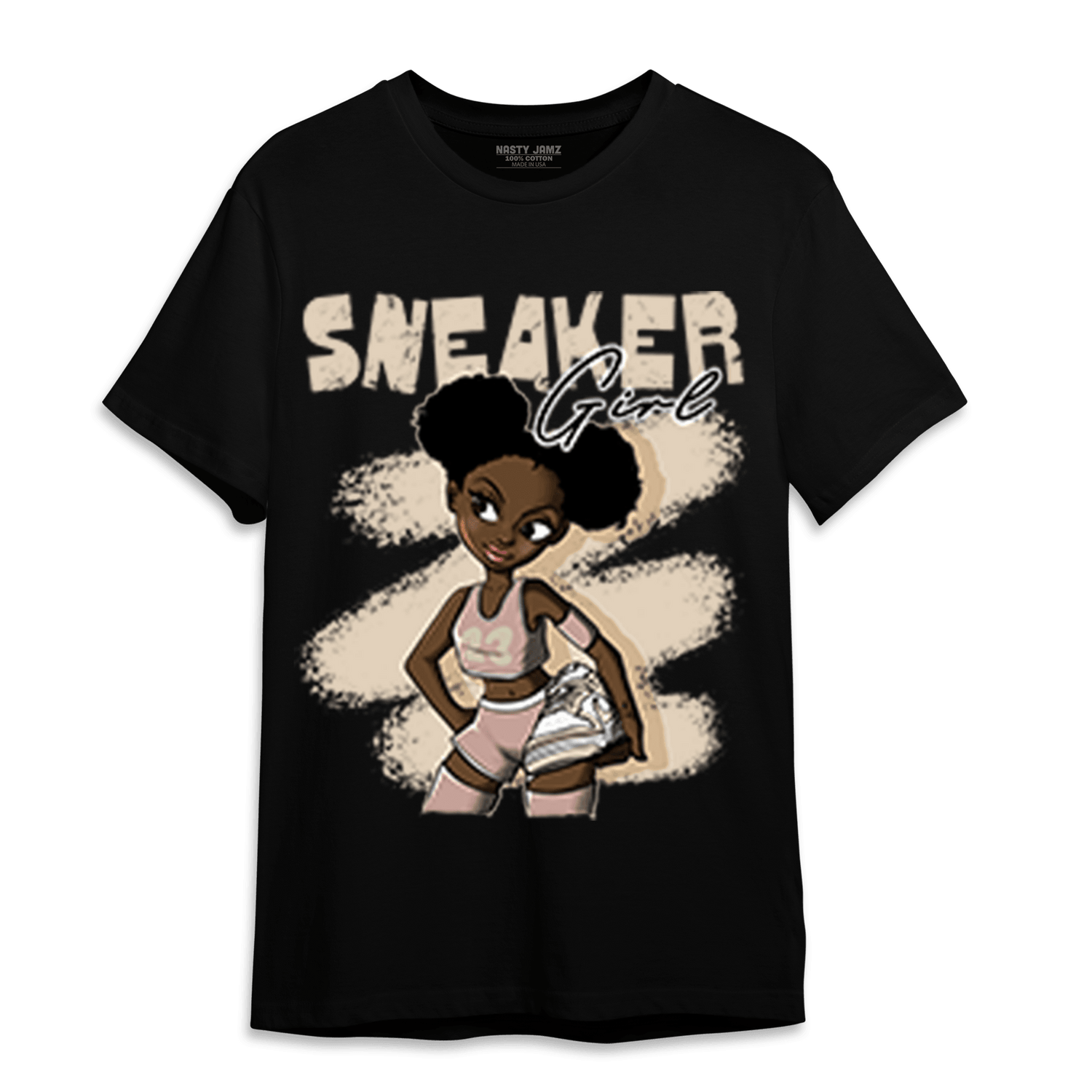 Dunk Low Twist Sanddrift T Shirt Match Black Sneaker Girl - NastyJamz